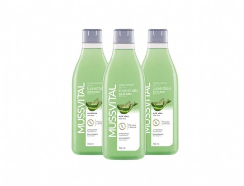 Mussvital Essentials Gel de Baño Aloe Vera Pack 3U.